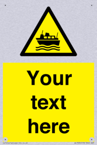 Custom warning ferries crossing vessels